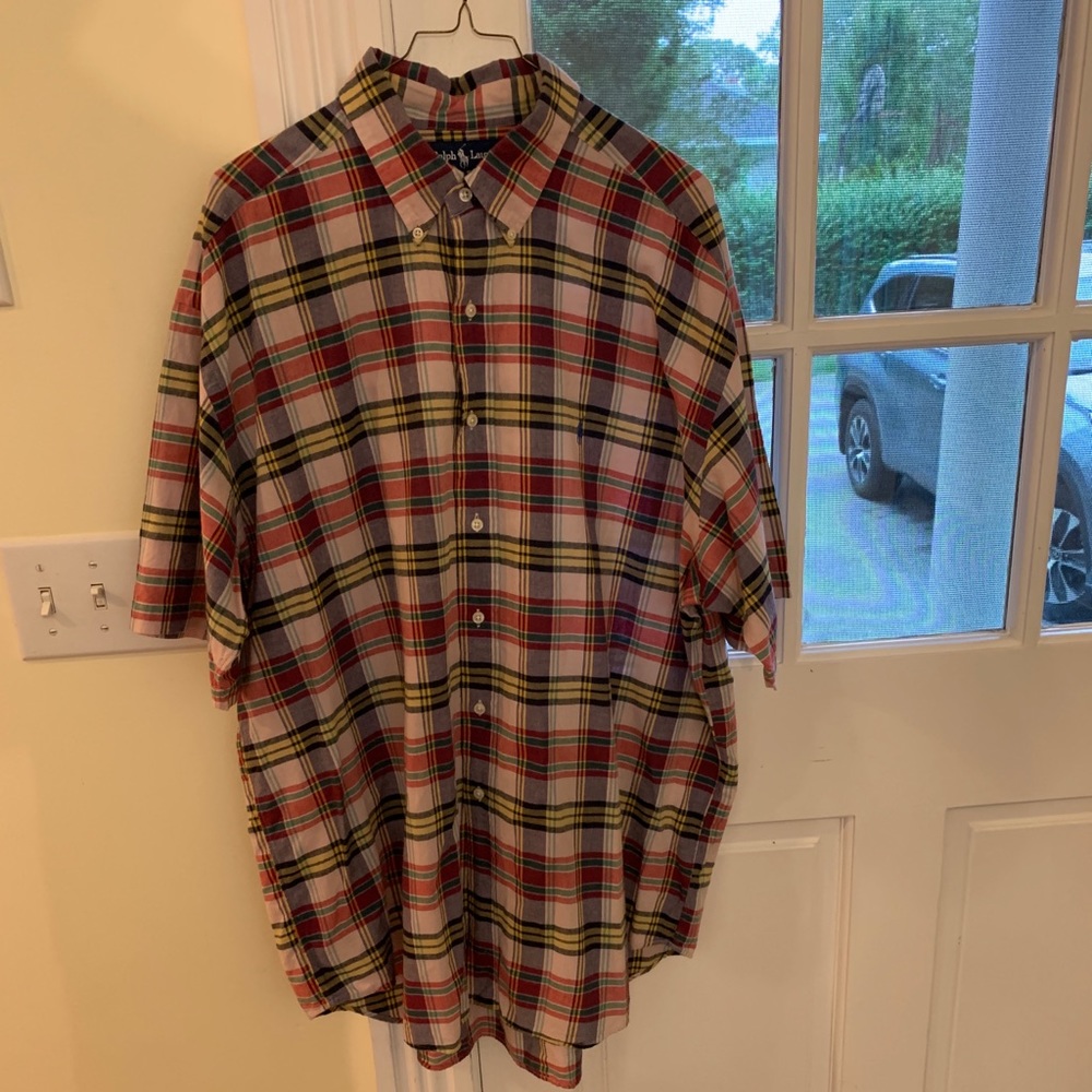 Ralph Lauren Blake Short Sleeve Red/black/yellow